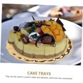 thumbnail image 4 of YARNOW 20 Pcs Plateau à Gâteau Blanc Plateau Rond Base de Mousse Cupcake Planches de Mousse Dorée Plateau d'Accessoires Petites Mini Planches à Gâteau 3 Pouces Rond Antiadhésif Qualité Alimentaire Matériau pour Animaux Fournitures de Cuisine, 4 of 8