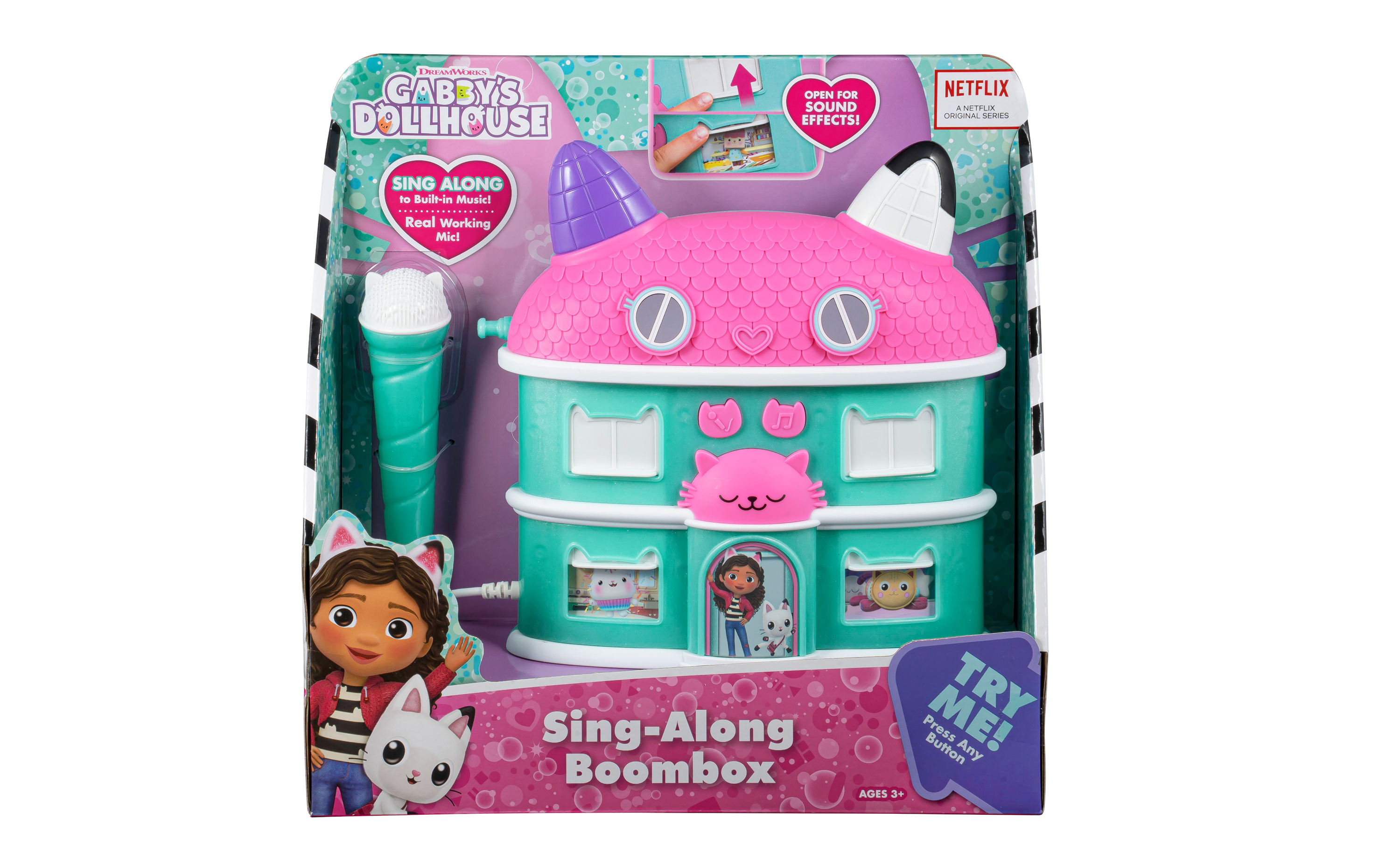 eKids Gabby's Dollhouse Sing Along Boom Box Speaker photo 7