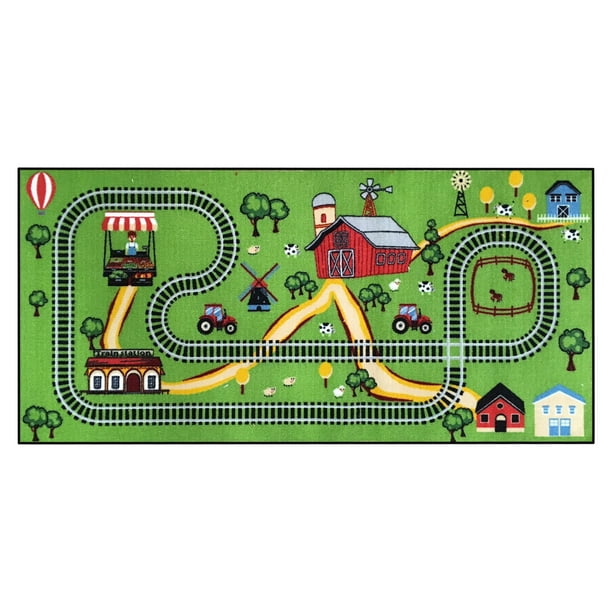 Children's Play Mat Train Play Mat