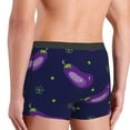 thumbnail image 5 of Naloa Eggplant Print Mens Underwear - Boxers for Men, Classic Briefs for Men, 5 of 9