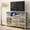 8-OAK, variant on Nextay TV Stand for 55 60 inch TV, Modern Mid Century Entertainment Center with Storage, Media Console Table 2 Cabinet, for Living Room, Office, Black