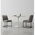 thumbnail image 2 of Manhattan Comfort Serena Faux Leather Dining Chair in Grey DC056-GY, 2 of 3