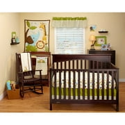 Fisher-Price Safari Baby 11pc Crib Bedding Nursery-in-a-Bag Bundle