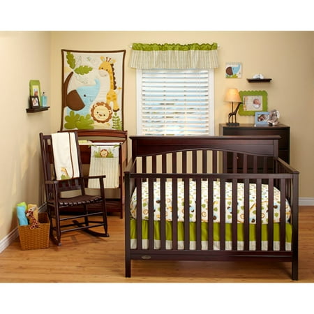 Fisher-Price Safari Baby 11pc Crib Bedding Nursery-in-a-Bag Bundle