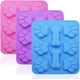 thumbnail image 1 of Moldes de silicona con temática de mascotas, bandejas para hornear flexibles antiadherentes de grado alimenticio para bocadillos creativos, bandejas multifuncionales aptas para horno para entusiastas, 1 of 8