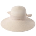 thumbnail image 4 of Txlixc Sombreros solares femeninos con cintas de arco y grandes accesorios de verano al aire libre Txlixc moda, 4 of 8