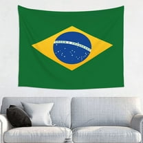 Brazil Flag Tapestry For Bedroom Aesthetic Tapestries Wall Hanging (29" X 37")