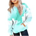 thumbnail image 2 of Tao Tao Cute Hoodies for Teen Girls Boys Fashion Long Sleeve Oversized Sweatshirts Gradient Preppy Clothes for Girls Gray 110, 2 of 4