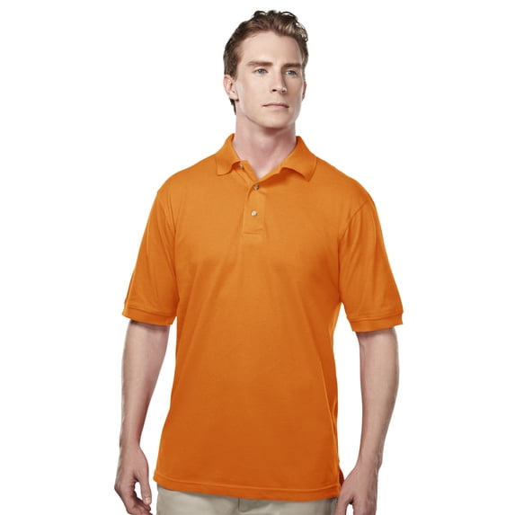 Tri-Mountain Wholesale Element 095 Easy Care Pique Golf Shirt, Medium, Dark Orange