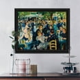 thumbnail image 6 of Dance at Le Moulin De La Galette by Auguste Renoir Framed Wall Art Print, Great for Living Room or Kitchen Wall Decor, 11x14, 2404B, 6 of 7