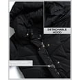 thumbnail image 4 of Chaqueta Steve Madden Chevron Puffer para mujer, talla grande, 4 of 7