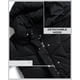 thumbnail image 4 of Chaqueta acolchada Steve Madden, larga y pesada, negra, para mujer, 4 of 7