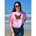 thumbnail image 2 of Monarch Butterfly Art Tie Dye Cyclone Women -Image by Shutterstock, Female Medium, 2 of 4