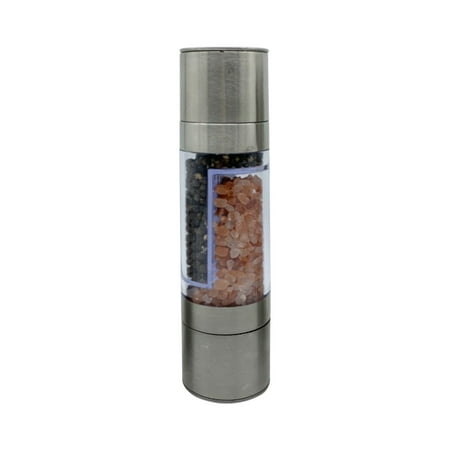 

AIEOTT Condiment Grinder Steel Convertibl Coarseness Creative Mini Portable Kitchen Seasoning Bottle Pepper Double Head Seasoning Bottle