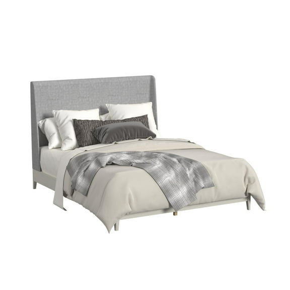 Picket House Furnishings Clare King 3PC Bedroom Set with Grey Fabric in Almond
