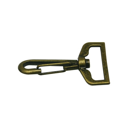 

Fenggtonqii Bronze 1 Inner Diameter D Ring Spring Buckle Lobster Clasps Swivel Snap Hooks Pack of 40