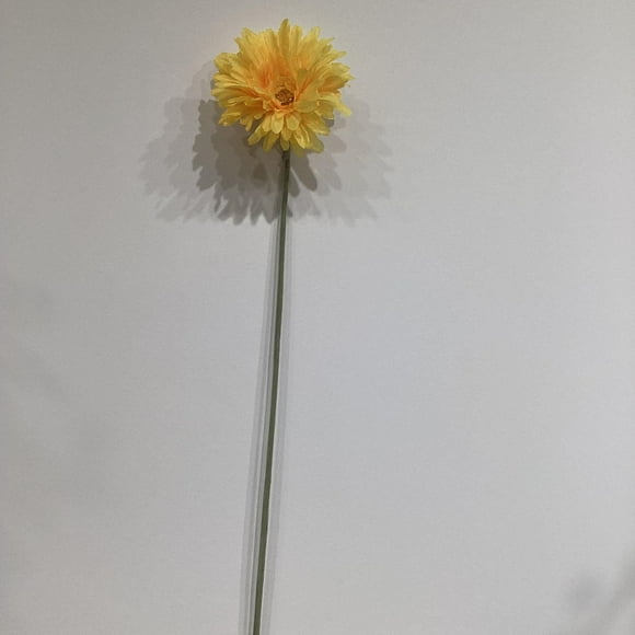 GERBERA JAUNE FAUX FLEUR
