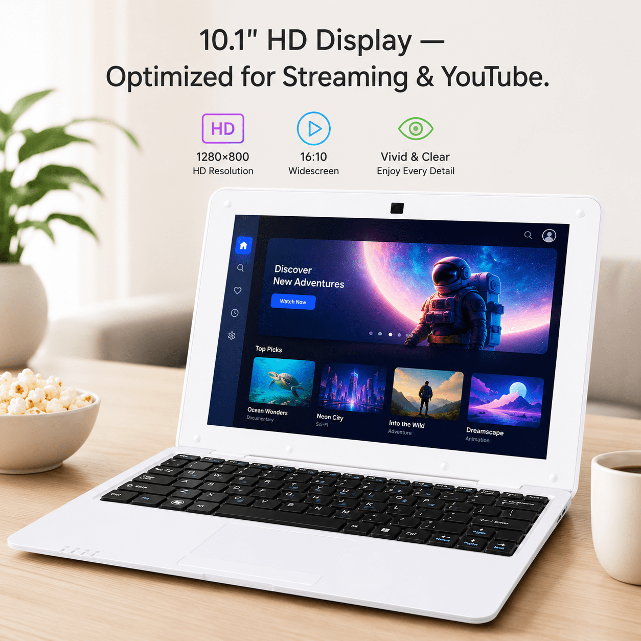 10.1" Android Tablet with 4G, 1.2GHz CPU, 512MB RAM, 4000mAh Battery, 0.3MP Camera, 1024x600 Display