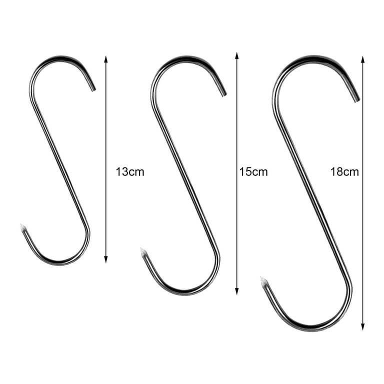 Dream Lifestyle Meat Hooks, Stainless Steel Meat Hook Butcher Hook, Wall  S-shaped Hooks for Hot Cold Smoking, Meat Processing for Hanging, Drying,  Bbq, Grilling Sausage Chicken Beef Hook Tool 