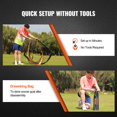 thumbnail image 4 of STAWAY Portable Soccer Goal 6.5x3.25 ft - Lightweight, Easy Setup, Durable Dacron Net - Perfect for Kids Backyard Training & Outdoor Fun, 4 of 8