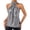 Silver, variant on Laqbezok Chic Halter Criss Cross Sequin Tank Top, Women's Sparkly Sleeveless Party Camisole, Shiny Night Out Outfit