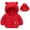Red, variant on WOYY Toddler Girls Down Padded Jacket Children's Cartoon Hooded Puffer Coat, Sizes 4-5T