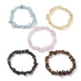 thumbnail image 3 of 12 Constellation Natural Mixed Gemstone Chip Beaded Stretch Bracelets Sets for Women Men Virgo Inner Diameter: 2-1/8 inch(5.5cm) 5pcs/set Diy, 3 of 5