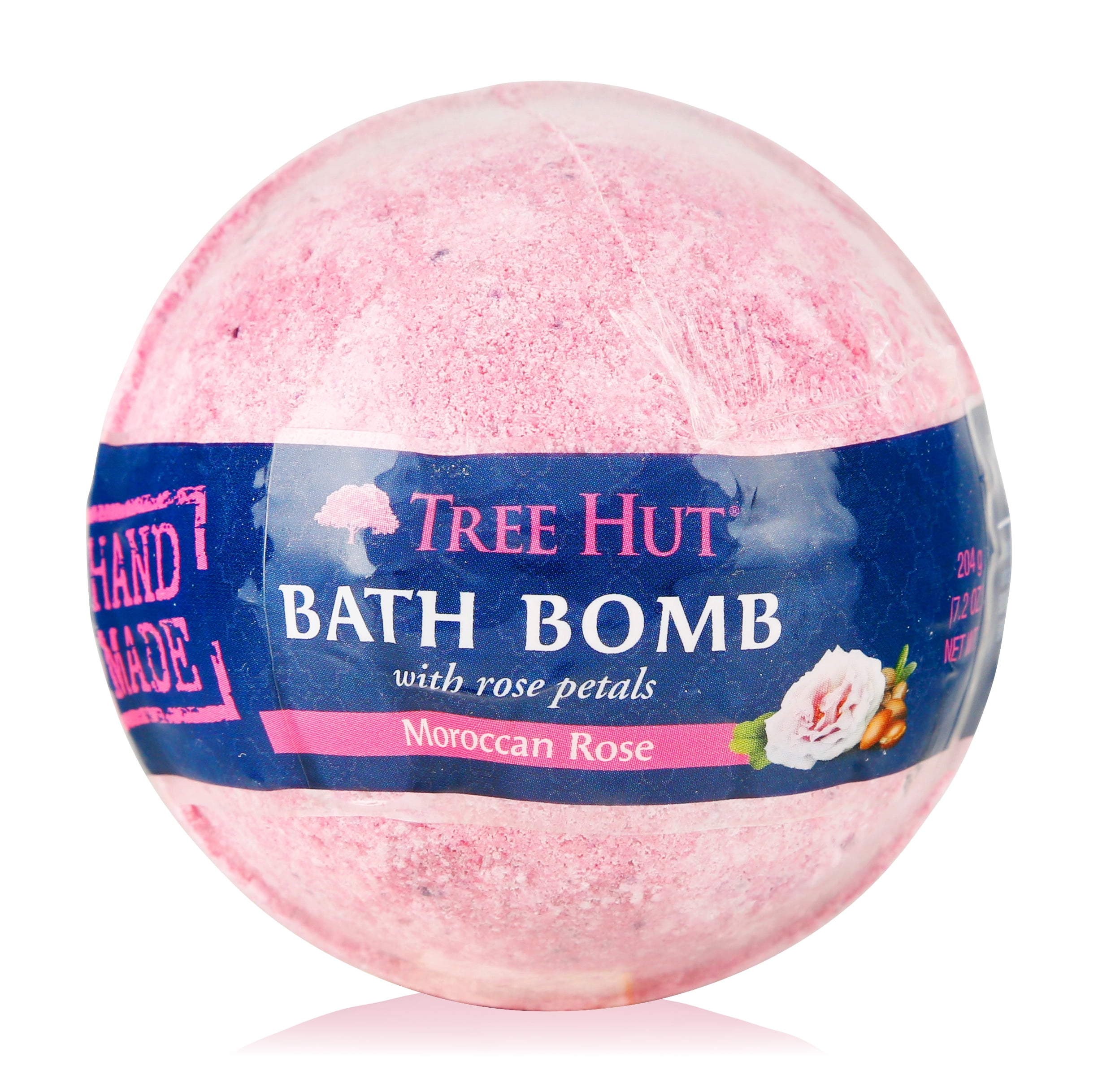 Tree Hut Shea Moisturizing Bath Bomb Moroccan Rose, 7.2oz, Ultra