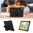 thumbnail image 5 of Dteck for iPad 10th Generation Case with Kickstand Butterfly Wings, Rugged Butterfly Kids iPad 10.9 Case Cover w/ Shoulder Strap for iPad 10th Gen 10.9-inch 2022,Black, 5 of 6