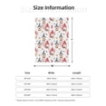 thumbnail image 5 of Rateoe Gnome With Love Letter Pattern Flannel Throw Blanket, Ultra-soft Blanket for Bed, Couch, Car, Hypoallergenic Anti-pilling blanket-60"x50"(Vertical), 5 of 6