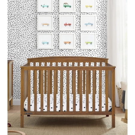 Delta Children Hanover 6-in-1 Convertible Baby Crib, Chestnut