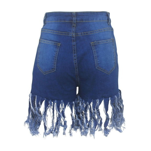 Royal blue jean sales shorts