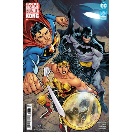Justice League Vs. Godzilla Vs. Kong #6C VF ; DC Comic Book