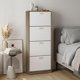 thumbnail image 1 of Mueble Zapatero Organizador de Calzado 4 Cajones Blanco y Madera, Clóset para Zapatos hasta 24 Pares marron M, 1 of 7