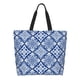 thumbnail image 1 of Balery Stylized Flowers Vintage Boho Bolsa Tote Estilo Estético con Cremalleras, Bolsa de Hombro, Bolsa de Compras Grande y Plegable, 1 of 8