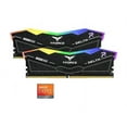 thumbnail image 1 of Team T-Force Delta RGB 32 Go (2 x 16 Go) 288 Broches RAM PC DDR5 7200 (PC5 57600) Mémoire de Bureau Modèle FF3D532G7200HC34ADC01, 1 of 5