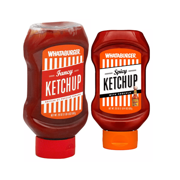 Whataburger Texas Size Fancy Ketchup, 40 oz Whataburger Texas Size Spicy Ketchup, 40 oz