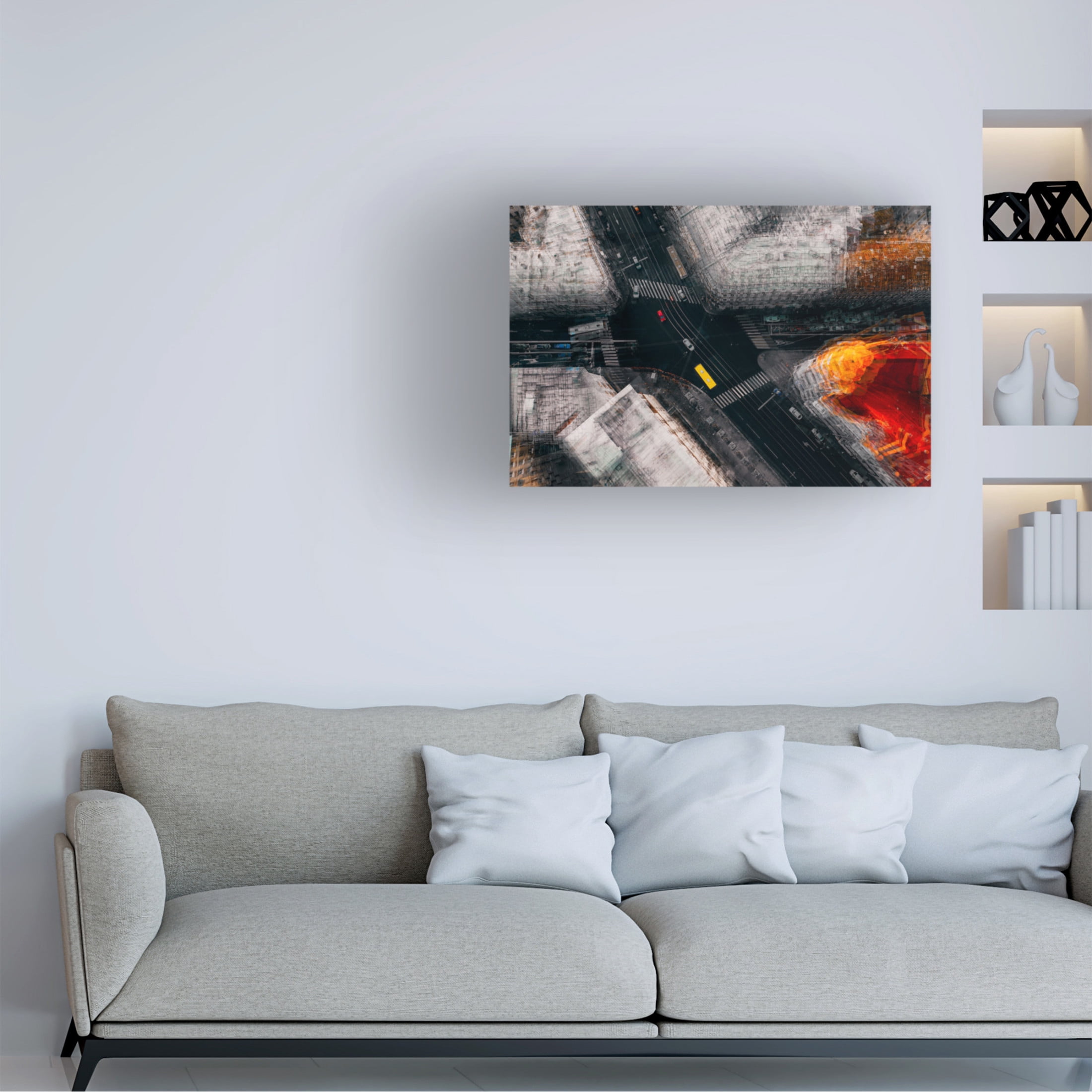 Trademark Fine Art Carmine Chiriaco Moscow Crossroad Canvas Wall Art