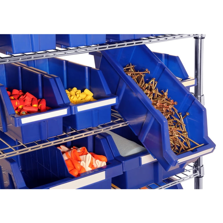 Seville Classics 8-Tier NSF 24-Bin Rack, 36