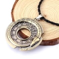 thumbnail image 3 of PENGXAING Pendentif Amulette en Métal Rétro Unisexe Collier Chanceux Talisman Protecteur, 3 of 6