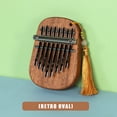thumbnail image 1 of Mini Kalimba Kalimba compacto de 8 teclas con martillo de afinación, mini piano de pulgar, regalos para amantes de la música, 1 of 6