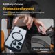 thumbnail image 4 of Funda MAGEASY para iPhone 16 Pro 6.3 con correa cruzada negra, 4 of 9