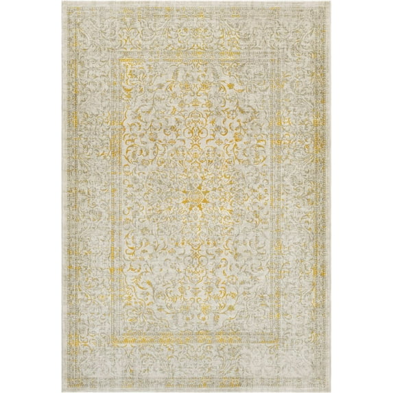 Surya JAX JAX-5040 Mustard, Dark Brown 2'2" x 3' Rug