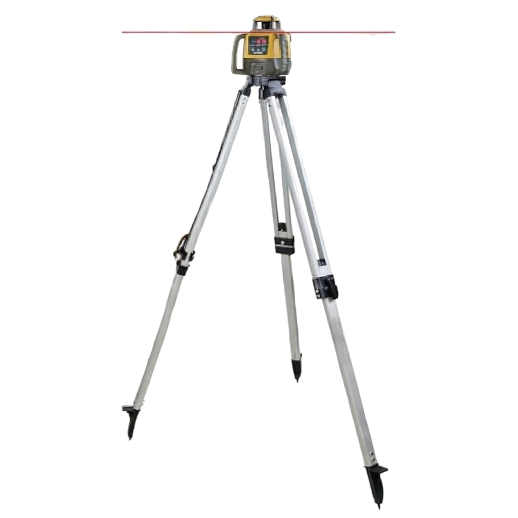 Topcon RL-H5A Self-Leveling Laser PS.DB Kit with LS-80L Receiver, Measuring Rod 10ths and Tripod - 1035258-01 (uses Alkaline Batteries)