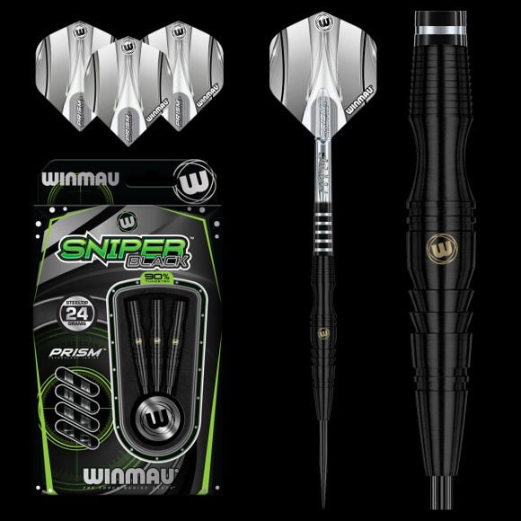 Winmau Foxfire 20g Soft Tip Tungsten Darts Set - 80% Tungsten, With Prism Flights & Shafts