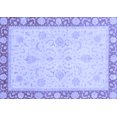 thumbnail image 1 of Ahgly Company Machine Washable Indoor Rectangle Abstract Blue Modern Area Rugs, 5' x 8', 1 of 4