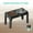 Black, variant on Elevated Pet Feeder Station, Adjustable Height Dog Cat Bowl Stand with 5-Level Settings, Multi-Pet Food and Water Dispenser