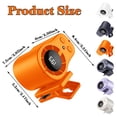 thumbnail image 3 of HonestMatter Portable Fan for Car, Clip On Rechargeable Fan with LED Display and 16°C Cooling, 360° Adjustable Clip Fan for Office Bedroom Travel, Orange, 3 of 7