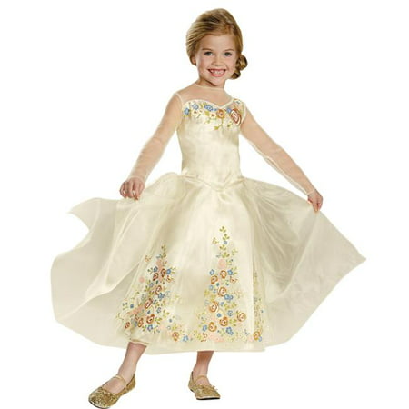 Morris Costumes DG87066M Cinderella Wedding Dress Costume, Size 3 - 4 Tall