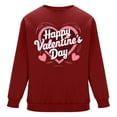 thumbnail image 5 of Goodeals 2025 Happy Valentine's Day Sweatshirts for Men Gift for His Love Heart Printed Graphic Pullover Sweatshirt Cute Long Sleeve Crew Neck Casual Tops(Red,S)Online Deals, 5 of 6